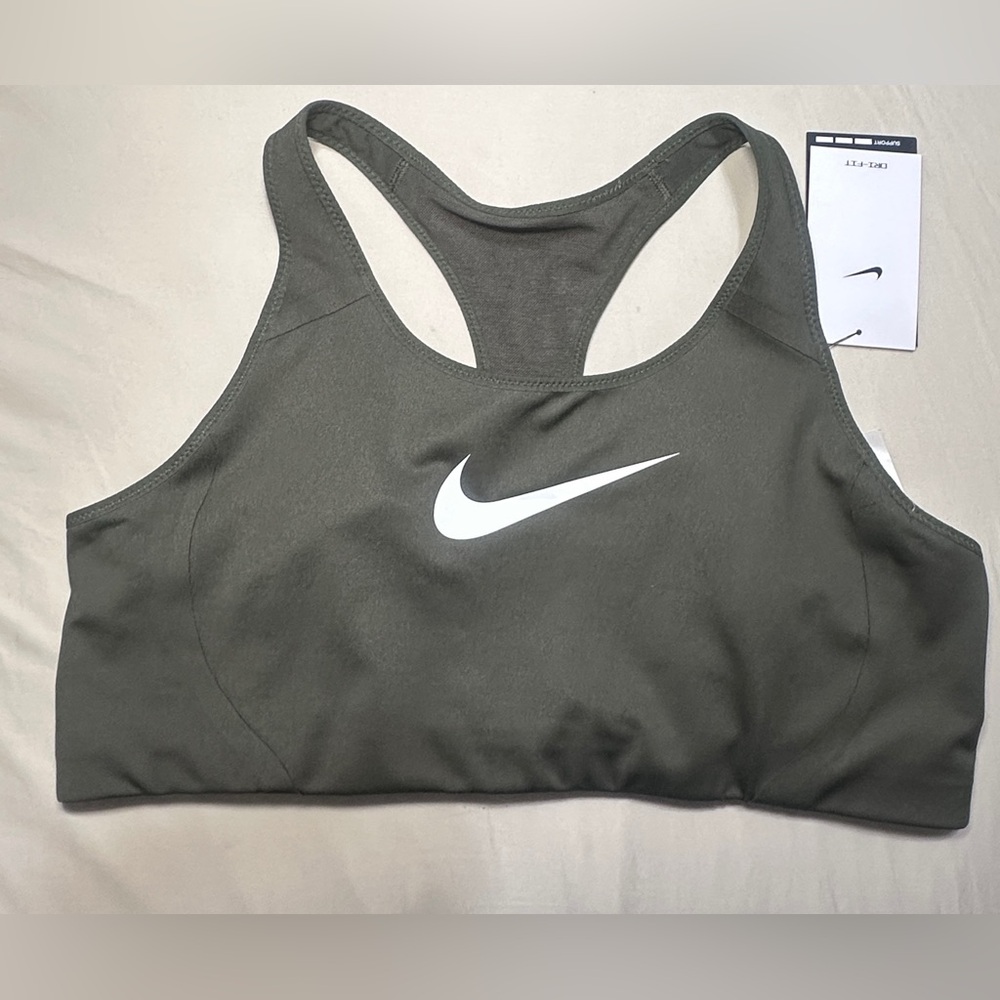 Nike Women's Olive Green Sports Bra NWT XL